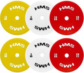 OEM Tpp Set Pe Discos T&eacute;cnicos Ol&iacute;mpicos 2 X 1,5 - 5 Kg (18 Kg) Hms