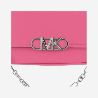 Michael Kors Calfskin Leather Shoulder Bag - Pink