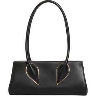 Christian Louboutin Calfskin Baguette Handbag in Black at Nordstrom
