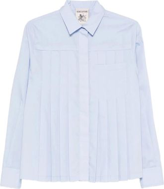 Semicouture Dames, Blouses & Shirts, Blauw, Maat: XS