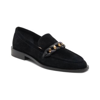 Dolce Vita Sallie Flats Womens Onyx Suede Moc Toe Slip On Shoes HTAT1091