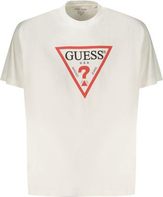 Guess Witte Katoenen Heren T-Shirt