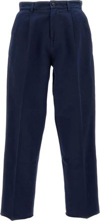 Fay Pantaloni con piega - Blu