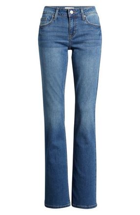 YMI Jessie Mid Rise Bootcut Jeans in Medium Blue at Nordstrom, Size 11