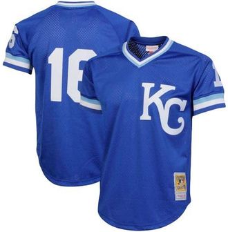 Mitchell & Ness Mens Mitchell & Ness Bo Jackson Royal Kansas City Royals Cooperstown Collection Big & Tall Mesh Batting Practice Jersey at Nordstrom, Size 5Xlt