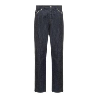 Dolce & Gabbana Straight Fit Jeans, male, Blue, 3XL, Jeans