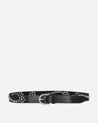 Our Legacy Star Fall Belt Black