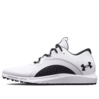 Under Armour Charged Draw 2 Spikeless Golf White Black 3026399-100