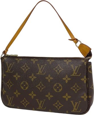 Louis Vuitton Brown Monogram Pochette Pouch (Pre-Owned)