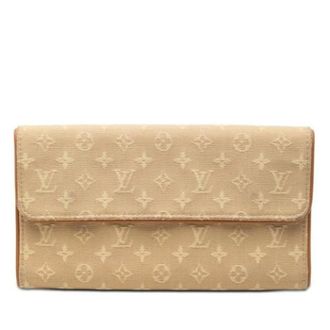 Louis Vuitton Pre-owned Portafoglio Lungo Mini Monogram (Tri-fold) - - Pre-owned - Donna - Beige - ONE SIZE