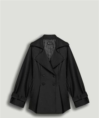Nocturne Belted Trench Coat in Black at Nordstrom, Size X-Small Eu