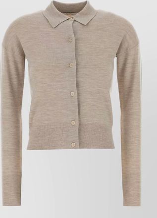 Max Mara medeola stretch wool blend knit cardigan
