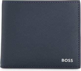 BOSS Wallet with silver-foil logo