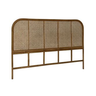 Sweeek Cabecero de rat&aacute;n oscuro y ca&ntilde;a