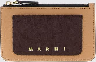 Marni Portacarte di credito Marni in pelle saffiano