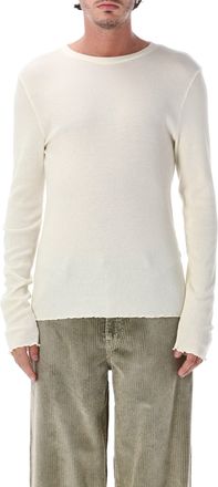Our Legacy Elongated Japanese Cotton-Blend Ripple Ribbed T-Shirt