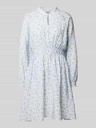 Moss Copenhagen Knielanges Kleid mit floralem Allover-Print Modell Laurelle in Offwhite, Größe XL