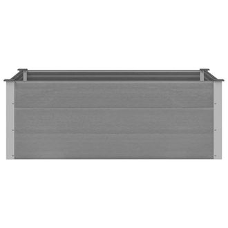 Berkfield Home Garden Raised Bed WPC 150x100x54 cm Grey | Size: 150 x 100 x 54 cm