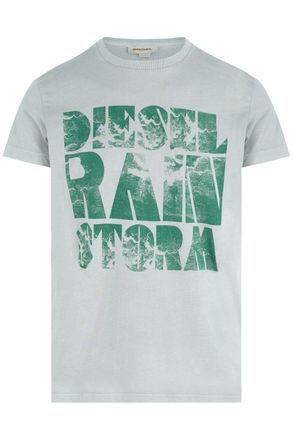 Diesel Storm Print T-Shirt Size: XXL, colour: KHAKI