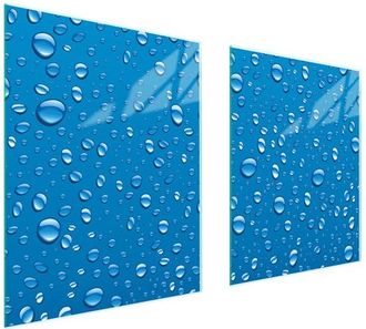 OEM Placa Protectora De Vidrio Para Estufa 85x52 Gotas