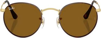 Ray-Ban Occhiali da sole tondi - Marrone