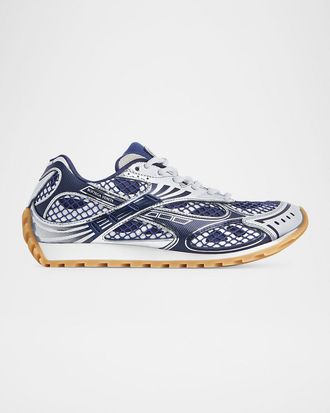 Bottega Veneta Women & apos;s Orbit Metallic Net Runner Sneakers
