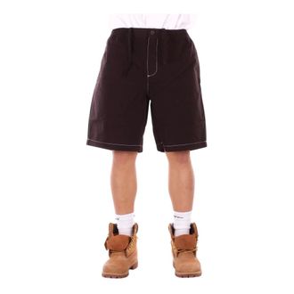 Lacoste Casual Shorts, male, Brown, Size: M/L Relaxed Fit Poplin Shorts