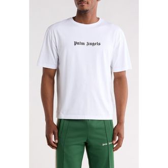 Palm Angels Logo T-Shirt in White at Nordstrom Rack, Size Xxx-Large