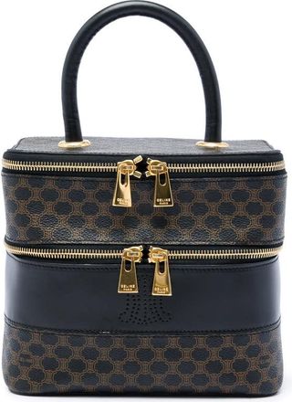 Celine Pre-owned Celine Macadam Coated Canvas Double Zip Vanity Bag Ladies 4R92URZPERZ9UV6U