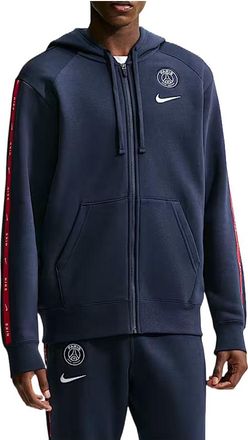 Nike Paris Saint-Germain City Side Full-Zip Fleece Hoodie College Navy White IO3455-419