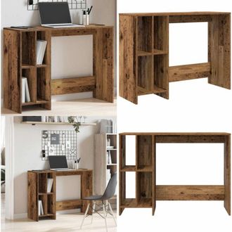 vidaXL Scrivania Legno Antico 102,5x35x75 cm in Legno Multistrato - Scrivania da ufficio - Scrivania in truciolato