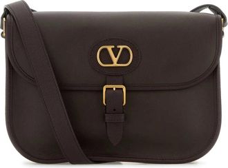 Valentino Garavani Antibes Crossbodytas - Heren - Schoudertassen - Bruin - ONE Size - Leer - Tassen