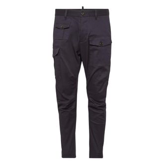 Dsquared2 Slim-fit Trousers, male, Blue, Size: 3XL Blue Cargo Trousers