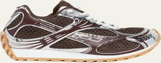 Bottega Veneta Mens Orbit Technical Fishnet Sneakers