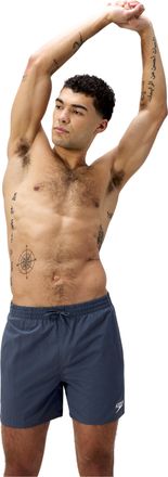 Speedo Badeshorts SPEEDO Mens Essential 16 Watershort, Herren, Gr. XL, N-Gr, grau (grau lead), Obermaterial: 100% Nylon, Badehosen Badeshorts, mit seitlichem