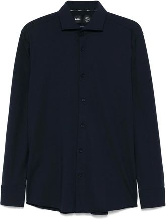 BOSS Camicia leggera in jersey - Blu
