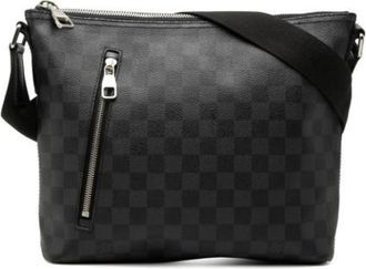Louis Vuitton Pre-owned Damier Graphite Schoudertas - Dames - Vintage Schoudertas - Zwart - ONE Size - Leer - Vintage