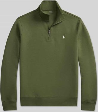 Polo Ralph Lauren Regular Fit Sweatshirt aus Baumwoll-Mix in Oliv, Gr&ouml;&szlig;e XXL