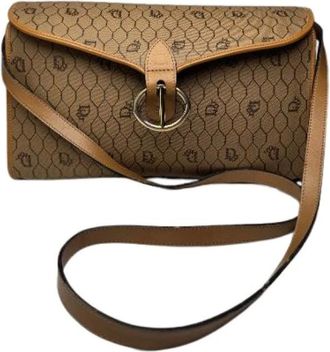 Dior Pre-owned Cross Body Bags, female, Beige, Size: ONE SIZE Pre-owned Vintage Cross Body Bag
