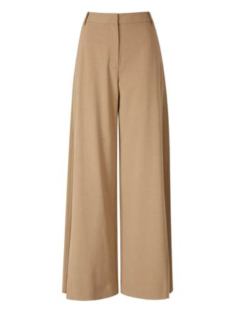 SIMKHAI Romy pleated palazzo pants - Beige
