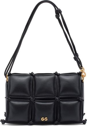Cult Gaia Prue Patchwork Leather Crossbody Bag in Black at Nordstrom