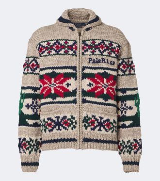 Polo Ralph Lauren C&aacute;rdigan de lana en intarsia con cremallera