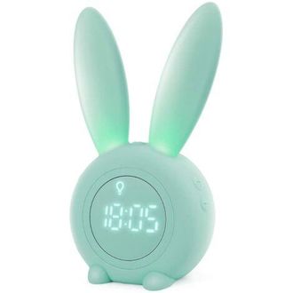 OEM Despertador Inteligente Con Sensor De Conejo, Ajuste Autom&aacute;tico De Luz Respiratoria, Muestra Hora/fecha/temperatura, Control De M&uacute;sica O Vibraci&oacute;n