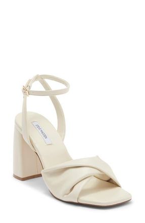 Steve Madden Mandy Ankle Strap Sandal in Bone at Nordstrom, Size 6.5