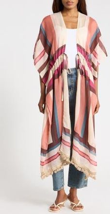 Vince Camuto Mixed Bold Duster in Sunset at Nordstrom Rack