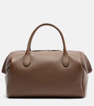 The Row Faye leather top-handle bag