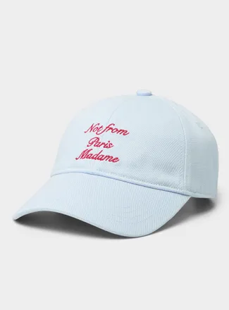Dr&ocirc;le de Monsieur Mens Elegant script slogan baseball cap