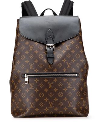 Louis Vuitton 2015 Monogram Macassar Palk rugzak - Zwart