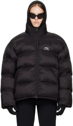 ダウンジャケット・コート BALENCIAGA BLACK POLYESTER PADDED JACKET Balenciaga: Black Winter Jackets now up to −54% | Stylight