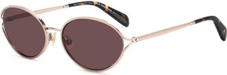 Kate Spade New York Adina 2/G/S Asian Fit AU2/U1 Womens Sunglasses Gold Size 54